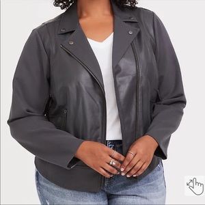 Torrid size 4 grey jacket, plus size women jacket